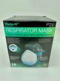 Help-It P2V Respirator Mask with Breathing Valve (10 Masks)