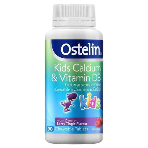 Ostelin Vitamin D & Calcium Kids Chewables 90 Tablets