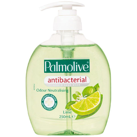 Palmolive Antibacterial Liquid Hand Wash Pump Lime 250ml