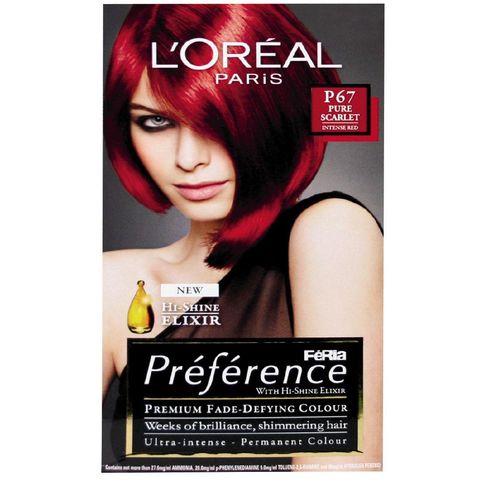 L'Oreal Paris Preference Feria Scarlet Intense P67 – HORO.co.nz