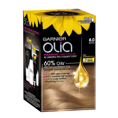 garnier oliagarnier olia hair colour blonde 8.01pack