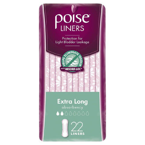 Poise Extra Long Liners 22s