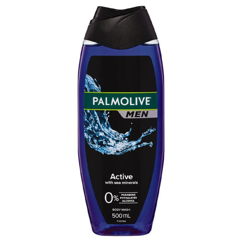Palmolive For Men Active Body Wash With Sea Minerals 500ml