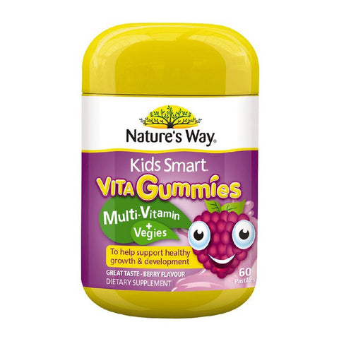 Nature's Way Vita Gummies Multi-Vatamin+Vegies 60s