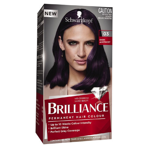 schwarzkopf brillianceschwarzkopf brilliance hair colour 03 dark amethyst1pack