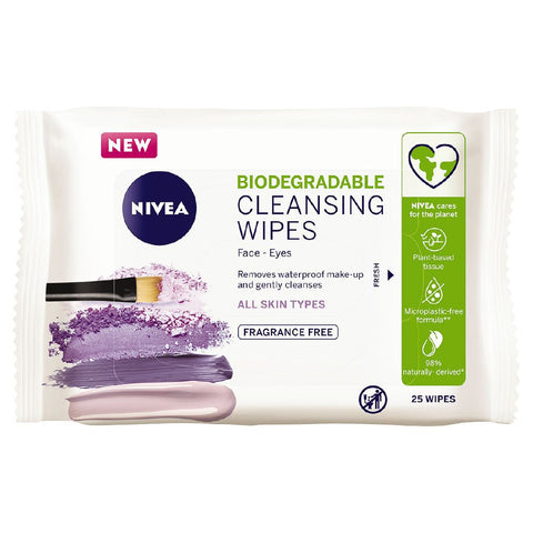 Nivea Sensitive Facial Wipes 25pk