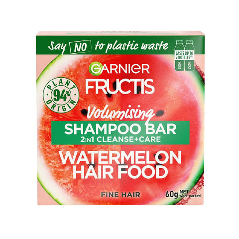 garnier fructisgarnier fructis hair food shampoo bar watermelon60g