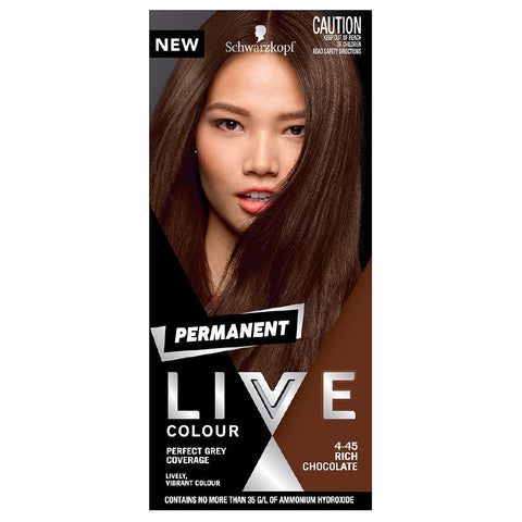 Schwarzkopf Permanent LIVE Colour 4.45 Rich Chocolate