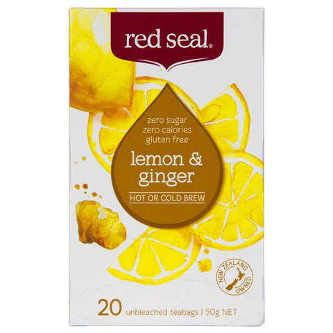 Red Seal Fruit Tea Lemon & Ginger 20pk