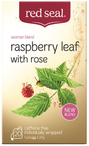 Red Seal Raspberry Leaf Tea with Rose (20p)