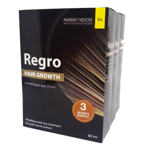 Regro Hair Growth Triple Pack 3 x 80ml