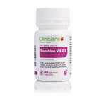 Clinicians Sunshine Vitamin D3 and Vitamin K2 Sublingual 60 Tablets