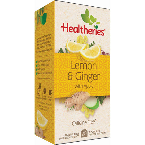 Healtheries Lemon & Ginger with Apple Tea 40b