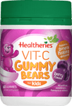 Healtheries VIT-C Gummy Bears-berry flavour 60s