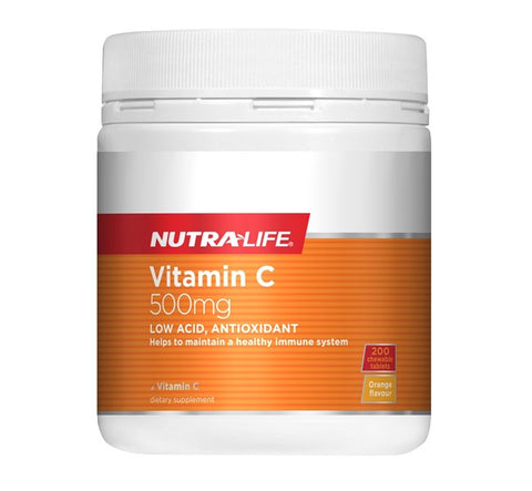 Nutralife vitamin C 500mg 200s
