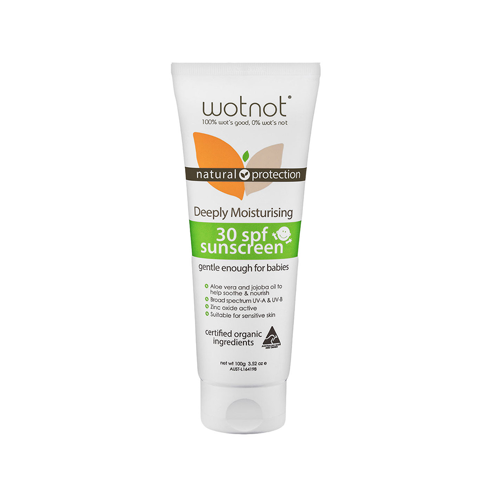 Wotnot Natural Baby Sunscreen SPF 30+ 100 gm –
