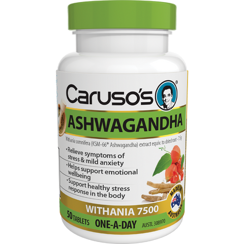 Caruso's Ashwagandha 50 Tablets