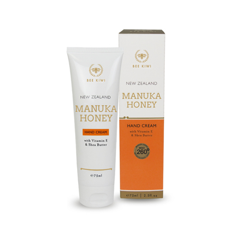 Nature's Beauty Bee Kiwi - Manuka Honey Hand Cream with Vitamin E & Shea Butter 75 ml