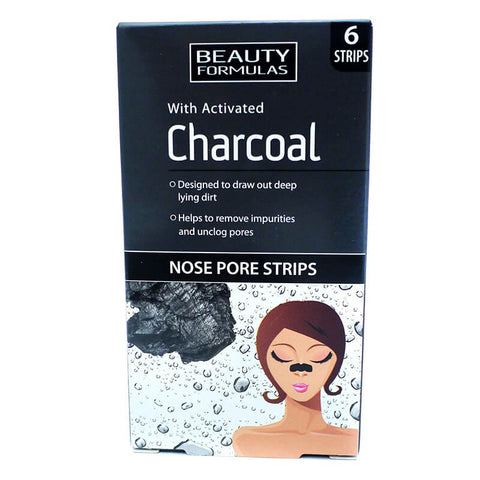 Beauty Formulas Charcoal Nose Pore Strips 6pk