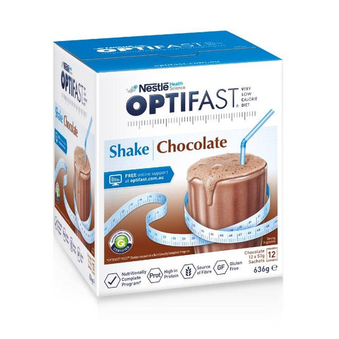 Optifast Chocolate Shake Sachets 12x53g