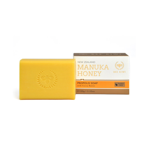 Nature's Beauty Bee Kiwi - Manuka Honey Soap With Bee Propolis & Cocoa Butter 100 g