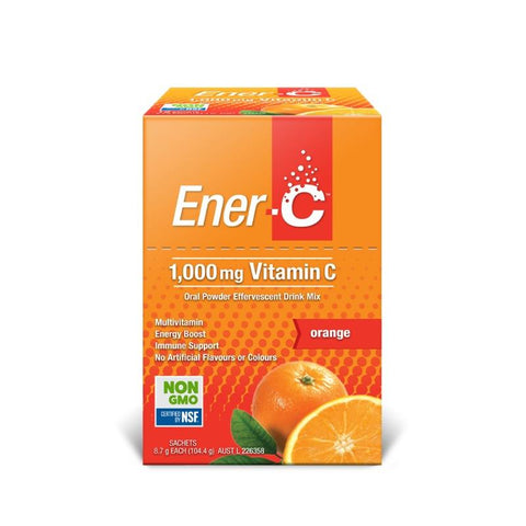Ener-C Orange 1000mg Vitamin C 30 Sachets