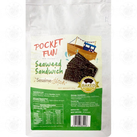 Pocket Fun Seaweed sandwich(50g)