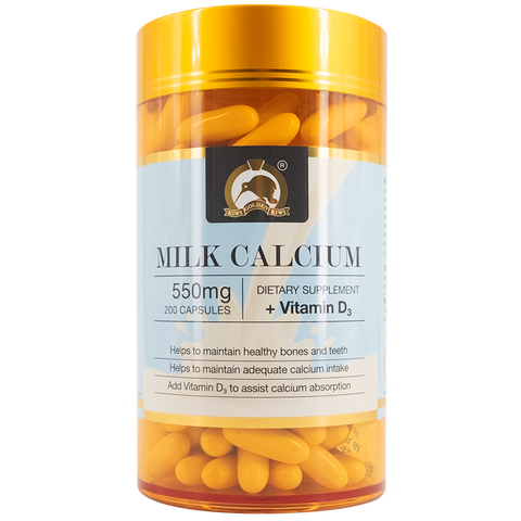 Gold Kiwi I Milk Calcium 550mg (200c)