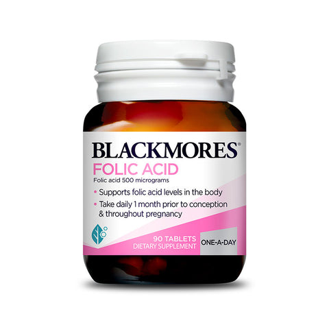 Folic Acid 500mcg 90s