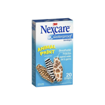 Nexcare Nexcare Waterproof Animal Print Latex Free Strips 20's pack