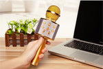 Portable KTV Microphone with Bluetooth Speaker