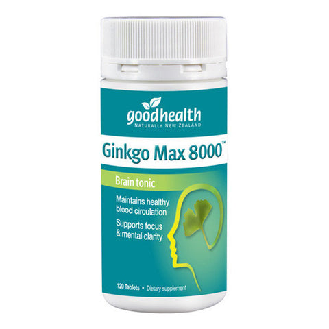 Good Health Ginkgo Max 8000 120s