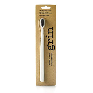 Grin Bio Toothbrush White each