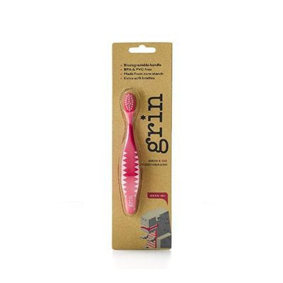 Grin Kids Bio Toothbrush Pink each