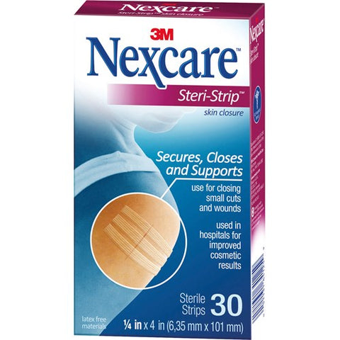 Nexcare Steri-Strips Skin Closure 6.35mm x 101mm 30s