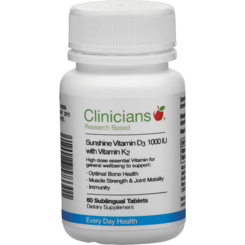 Clinicians Sunshine Vitamin D3 Tablets 60s
