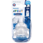 Philips Avent Teat Classic Fast Flow 6m+ 2pk