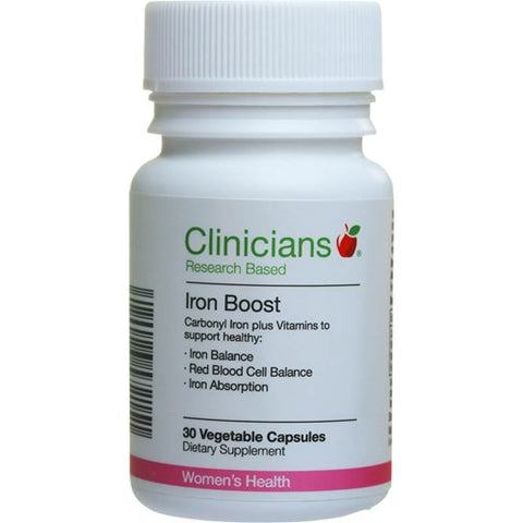 Clinicians Iron Boost Capsules 30s