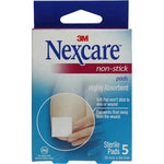 Nexcare Non Stick Pad 50 mm x 50 mm 5 Pack