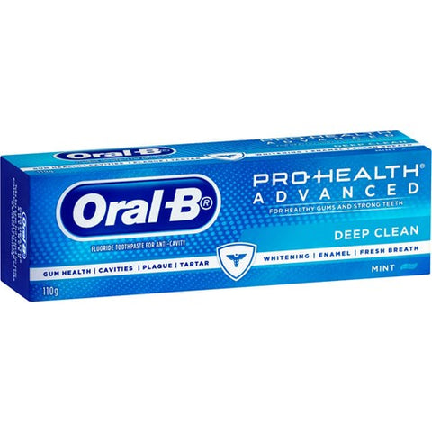 Oral-B Pro Health Advanced Deep Clean Toothpaste 110g