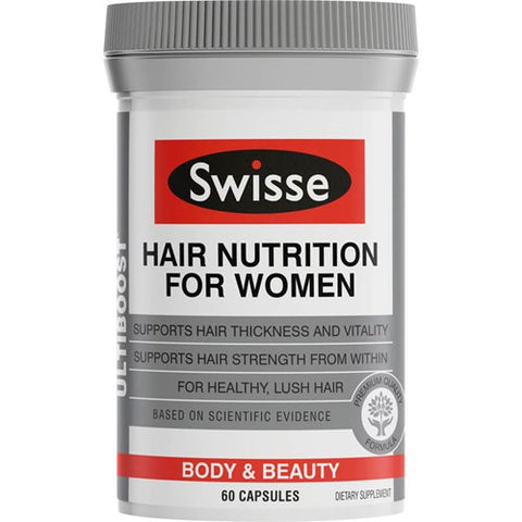 Swisse Ultiboost Hair Nutrition For Women Capsules 60s