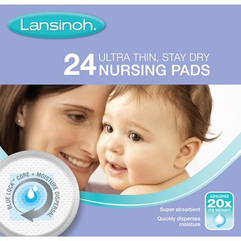 Lansinoh Ultra Thin Stay Dry Nursing Pads 24s