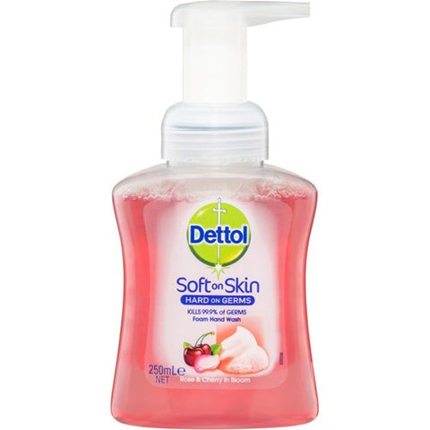 Dettol Foam Hand Wash Rose & Cherry  250ml