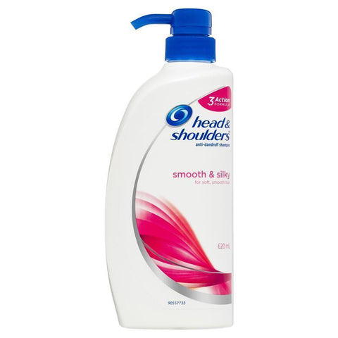 Head & Shoulders Smooth & Silky Anti-Dandruff Shampoo 620Ml