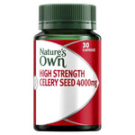 Nature'S Own High Strength Celery Seed 4000Mg 30 Capsules