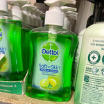 dettol antibacterial lemon & lime hand wash pump 250ml