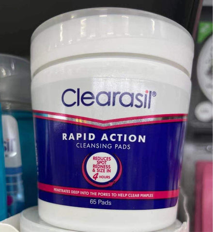 Clearasil Ultra Rapid Action Pads 65ea