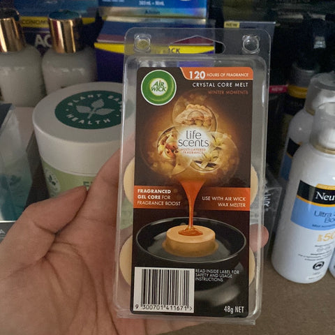 Airwick Life Scents Wax Melts Winter Moments Crystal Core Melt 48g