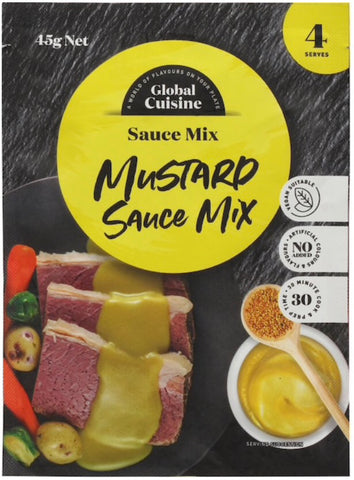Diron Global Cuisine Mustard Sauce Instant Mix sachet 45g
