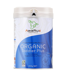 AwaRua – Organic Formula, Organic Toddler Plus Milk Powder (830g) Short Dated